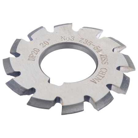 20P 3 20 Degree Gear Cutter